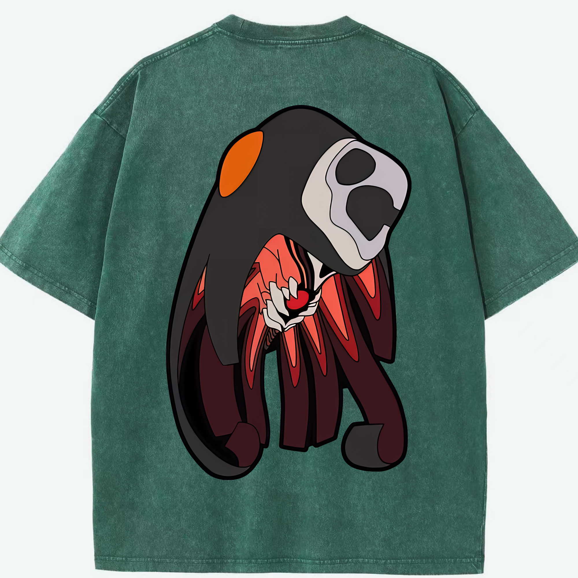 （画像用） EVA 新世紀エヴァンゲリオン 綿100% ヴィンテージ風 半袖Tシャツ（背面プリント）